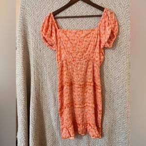 Floral summer dress🧡
